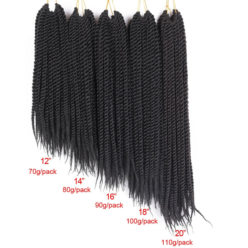 TOMO Synthetic Senegalese Twist Crochet Braids