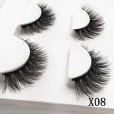 3 Pairs Natural False eyelashes-3D Mink Eyelash Extension