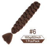 Synthetic Crochet Hair Pre Stretched Jumbo Braiding
