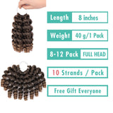 Wand Curl Crochet Braids Synthetic Crochet Hair