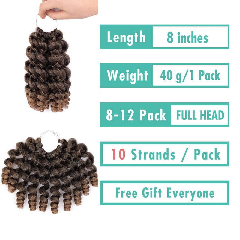 Wand Curl Crochet Braids Synthetic Crochet Hair