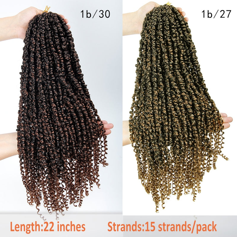 Synthetic Crochet Braids - Passion Twist Pre-Looped