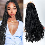 Synthetic Crochet Braids - Passion Twist Pre-Looped