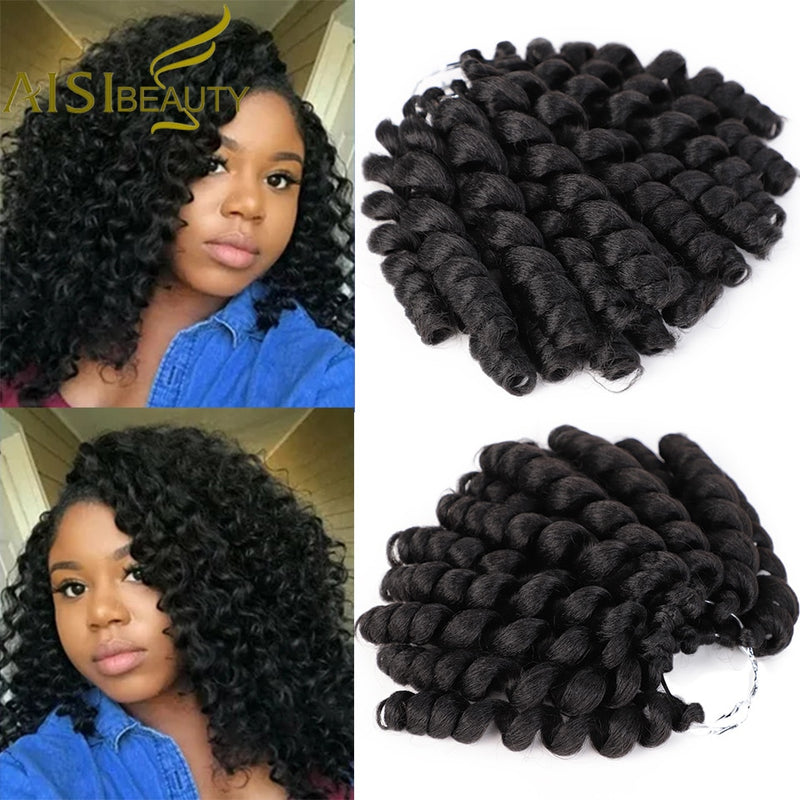 Wand Curl Crochet Braids Synthetic Crochet Hair