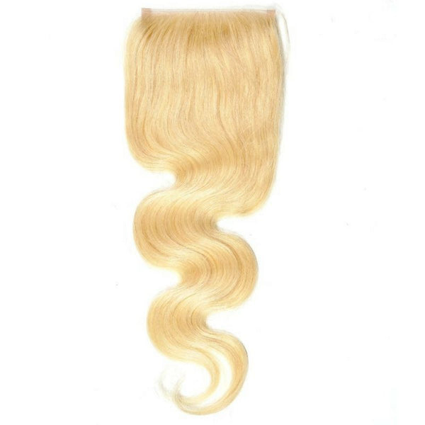 Russian Blonde Body Wave Closure